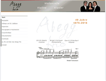 Tablet Screenshot of abegg-trio.de